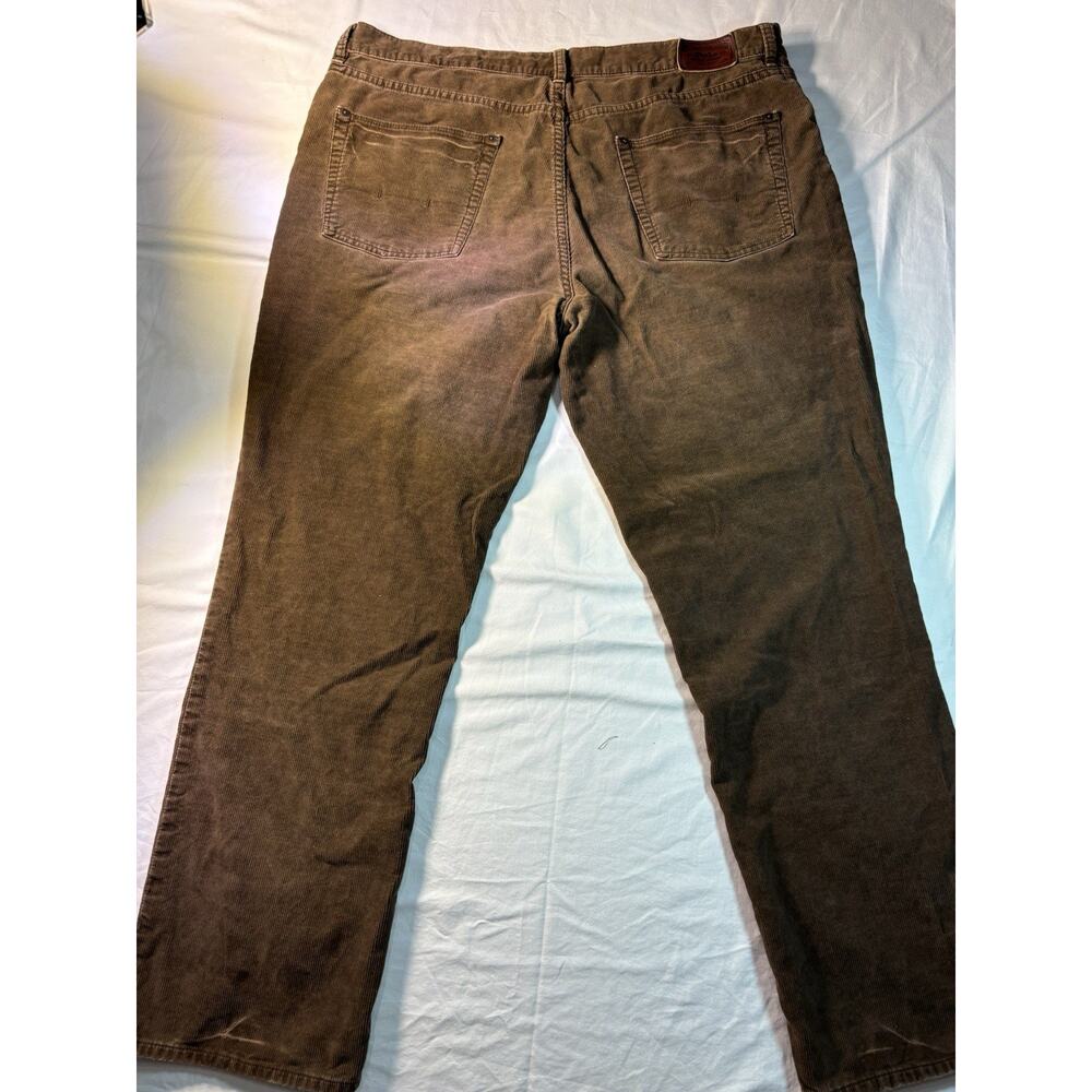 Vntg Polo Ralph Lauren Corduroy Relaxed Pants Mens 40x30 Brown Straight Leg - Picture 8 of 10